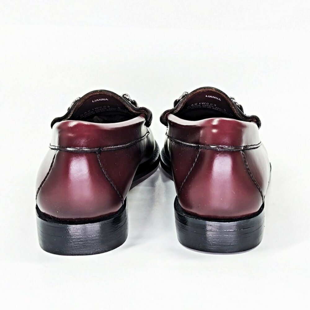 G.H. Bass Women's Weejuns Lianna Horsebit Loafers Wine Size 5 (MSRP $185) - Picture 10 of 12